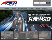 Tablet Screenshot of crwparts.com
